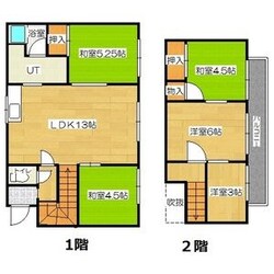 戸建（西区平和2条5丁目）の物件間取画像